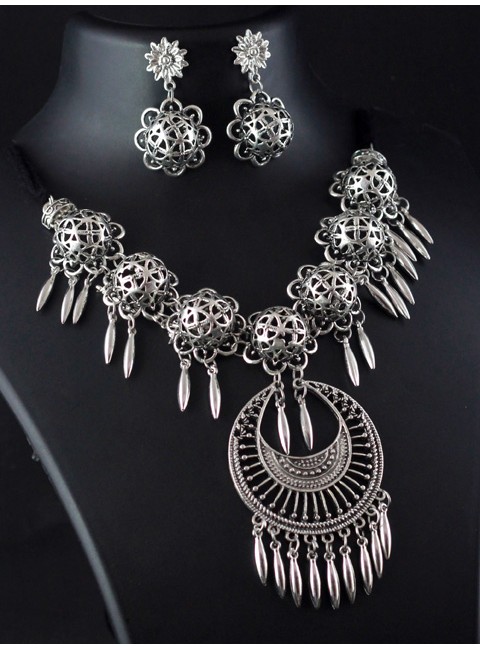 Oxidised Jewelry Set